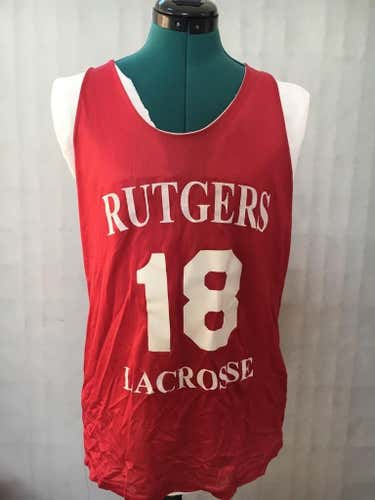Rutgers Lacrosse Reversible Practice Pinnie