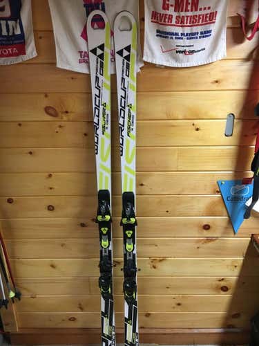 Fischer Race 190 with 16din bindings 27meter WC RD