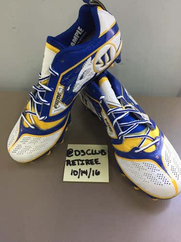 Warrior Hofstra Players Club Series low cleats 9.5