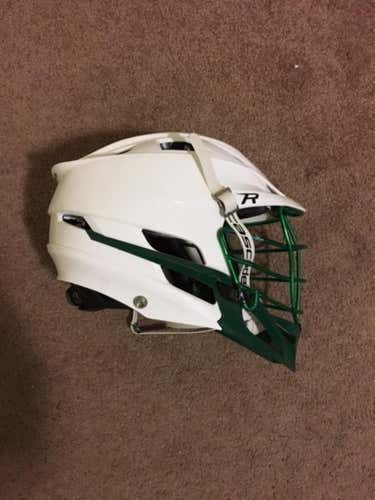 Custome Cascade R green chrome facemask