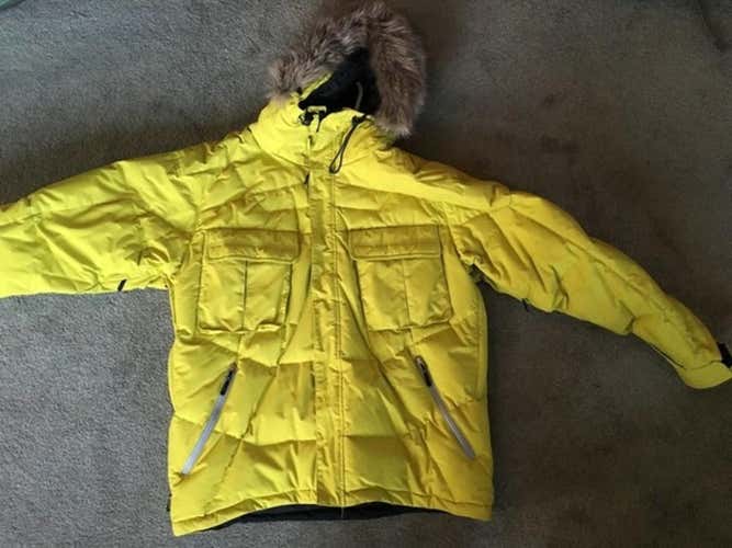 Medium Yellow Olympic Obermeyer Ski Jacket