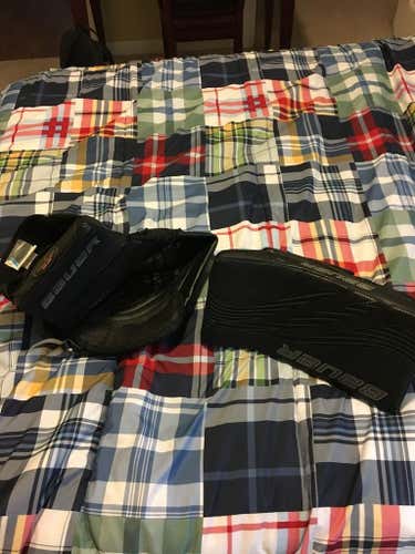 Black Bauer catcher and blocker