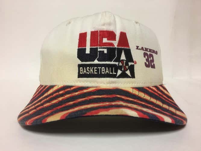 Vintage USA Basketball #32 Johnson Snapback