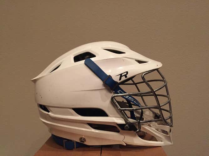 White Cascade R Lacrosse Helmet
