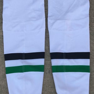 REEBOK CCM Edge Pro Stock Hockey Socks Dallas Stars Kevlar White
