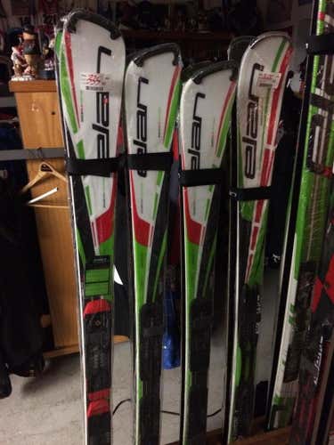 165 cm ELAN FIS Slalom Demo ski with EL 10 binding