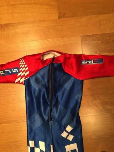 Large Red White and Blue SRD downhill suit non padded