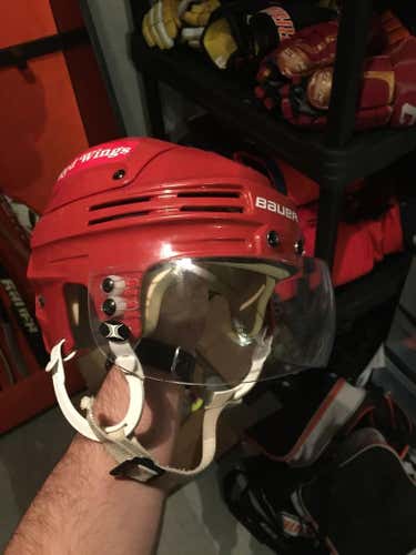 Bauer 4500 Helmey w/ Visor and Decals