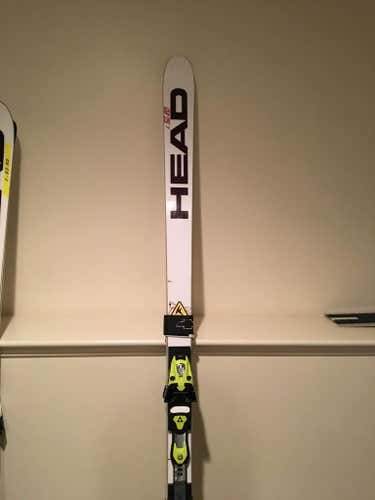 Head Super G Skis 203cm 33m In Excellent Condition