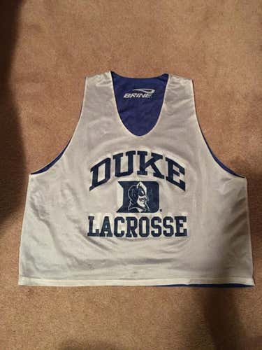 Duke lacrosse Brins pinnie