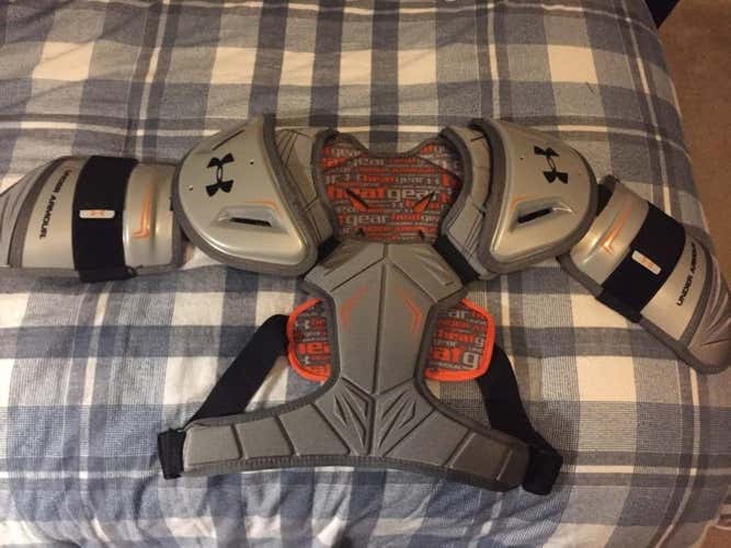 Under armor box lacrosse shoulder pads