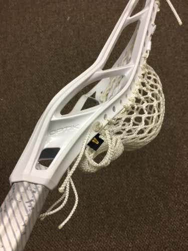 NEW Maverik Optik custom strung w/ THRONE Lite Mesh - white/white