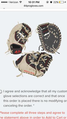 Pro 44 Signature Series 1st Base Mitt