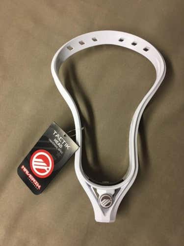 NEW Maverik Tactic U Lacrosse Head WHITE