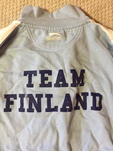 RARE Vintage Team Finland Lacrosse National Team Slazenger Track Jacket - 2006 World Games - Size...