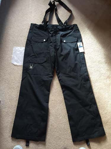 New Spyder black ski pants size XL-R