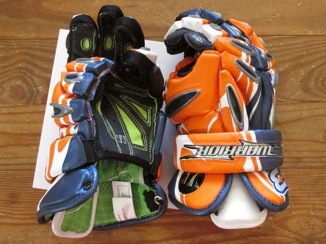 MLL Philadelphia Barrage never used Warrior Superfly 13" gloves