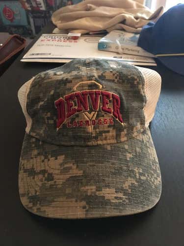Denver Pioneers Team Issued Camo Snapback