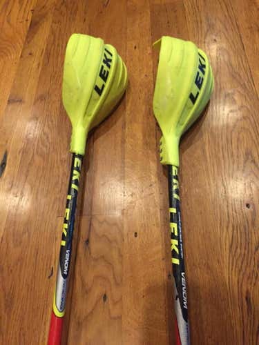 125 cm SL World Cup Poles with full protection guard