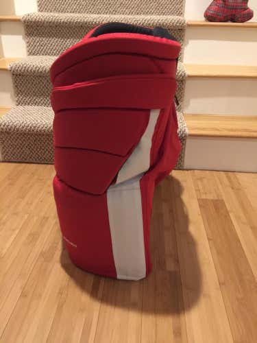 BU Bauer Reactor 9000 Pro stock goalie pants XL