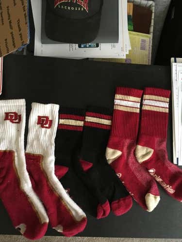Denver Pioneers game sock 3 pack