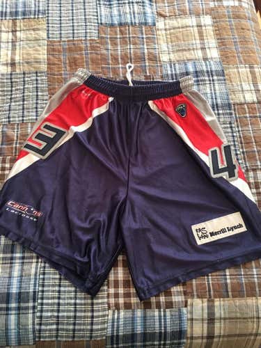 Official Warrior MLL Boston Cannons game shorts