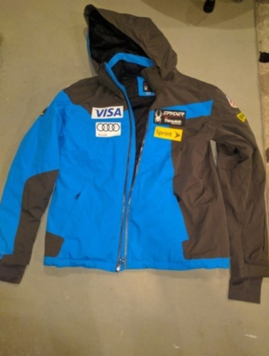 Blue US Ski Team spyder winter coat size XL