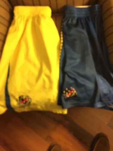 Crabs Nike Game Shorts, home yellow and Blue away