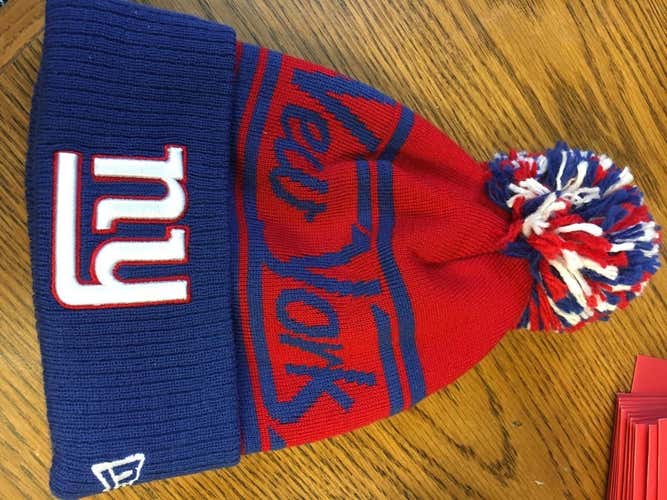 NY giants winter hat