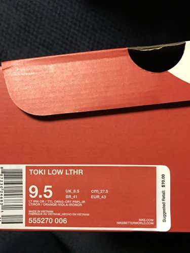 BN Nike Toki Low Shoes