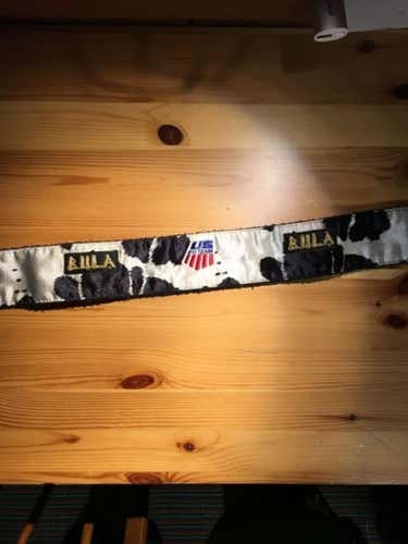 Retro Us ski team cow print Bula headband