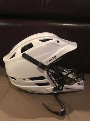 White cpx-R with black facemask/barely used in excellent  condition