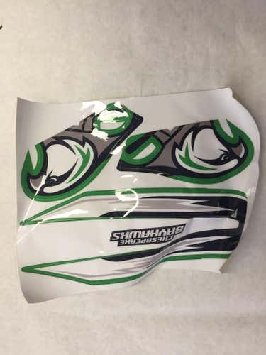 MLL 2016 Chesapeake Bayhawks Helmet Decals for Cascade R