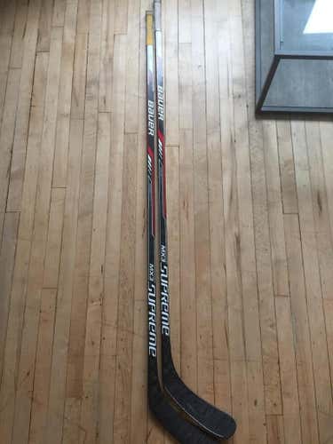 Pro Stock Bauer Supreme MX3 LH sticks, P92 112 Flex, tactile grip