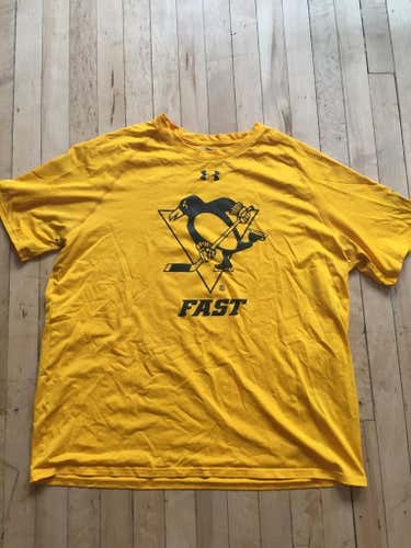 sgmccaskey polo and yellow UA shirt