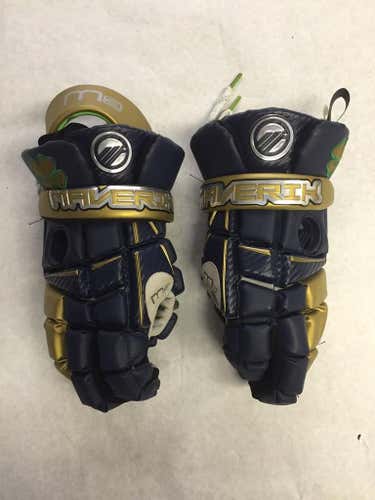 NEW Notre Dame Custom Maverik M3 Gloves - Large