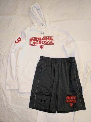 Indiana Lacrosse Hoodie and Shorts