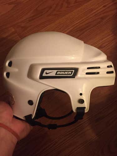 White Nike Bauer Helmet