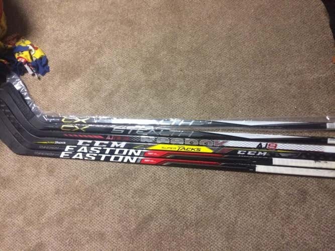 Easton, CCM, Reebok Hockey sticks