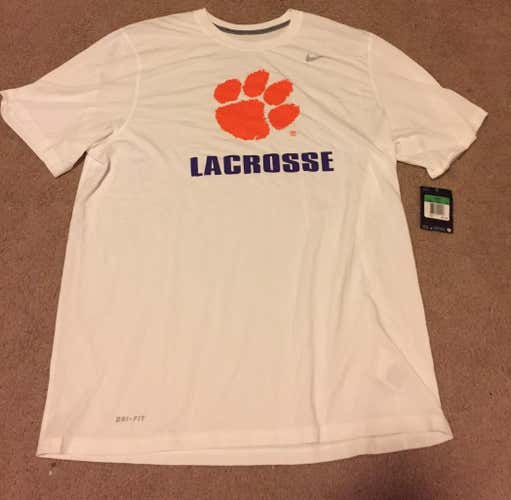 Clemson Tigers Mens Lacrosse Shooting Shirt