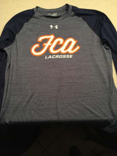 Navy & Grey FCA Under Armour Long Sleeve shooting shirt