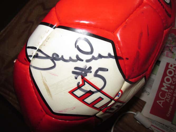 Spalding MISL soccer ball autographed by Denison Cabral - Baltimore Blast!