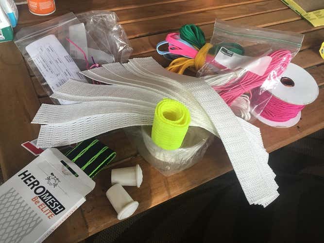 10 pieces of 5X mesh + Untrung Green Stallion + Neon Green striker mesh + Shooters