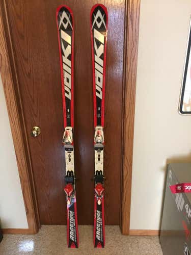 Volkl Racetiger 175cm WC GS skis w/ marker comp 20 bindings