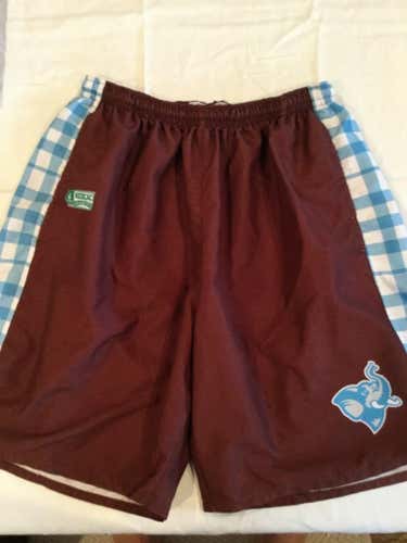 Tufts lacrosse brown shorts