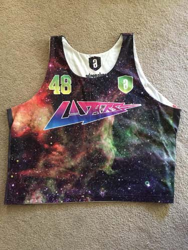 LA Lazers lacrosse pinny
