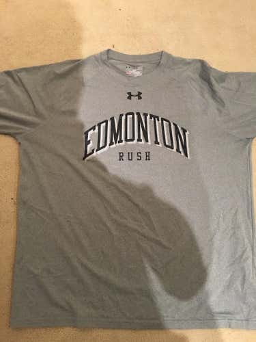 LARGE Edmonton Rush Grey Long Sleeve (Light Workout Shirt) Used