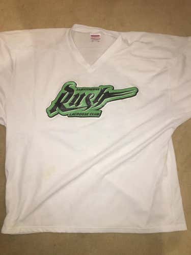 Saskatchewan Rush Practice Jersey Adult 54 Size #10 Used
