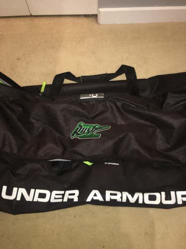 Saskatchewan Rush Under Armour Storm Equipment Bag Used (No holes and zippers all work)