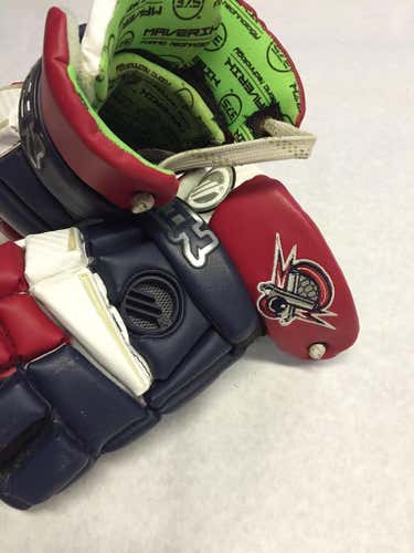 MLL Boston Cannons Custom Maverik M3 Gloves - Large (13")